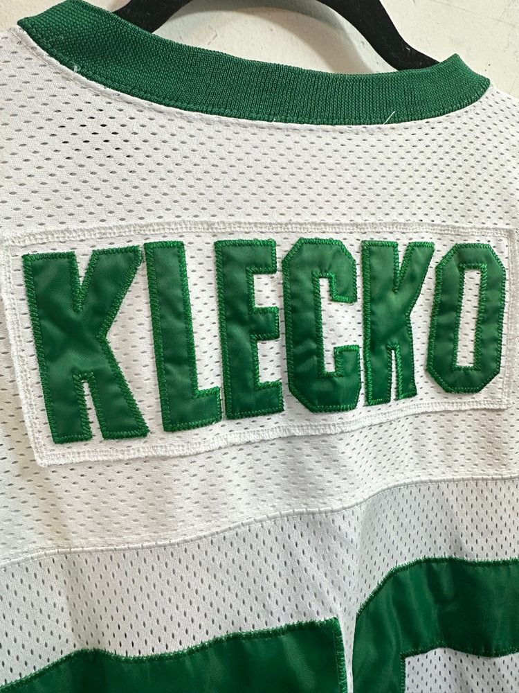 Mitchell & Ness Throwback New York Jets Klecko 1984 Sz 54 White Football  #73 - Picture 8 of 13